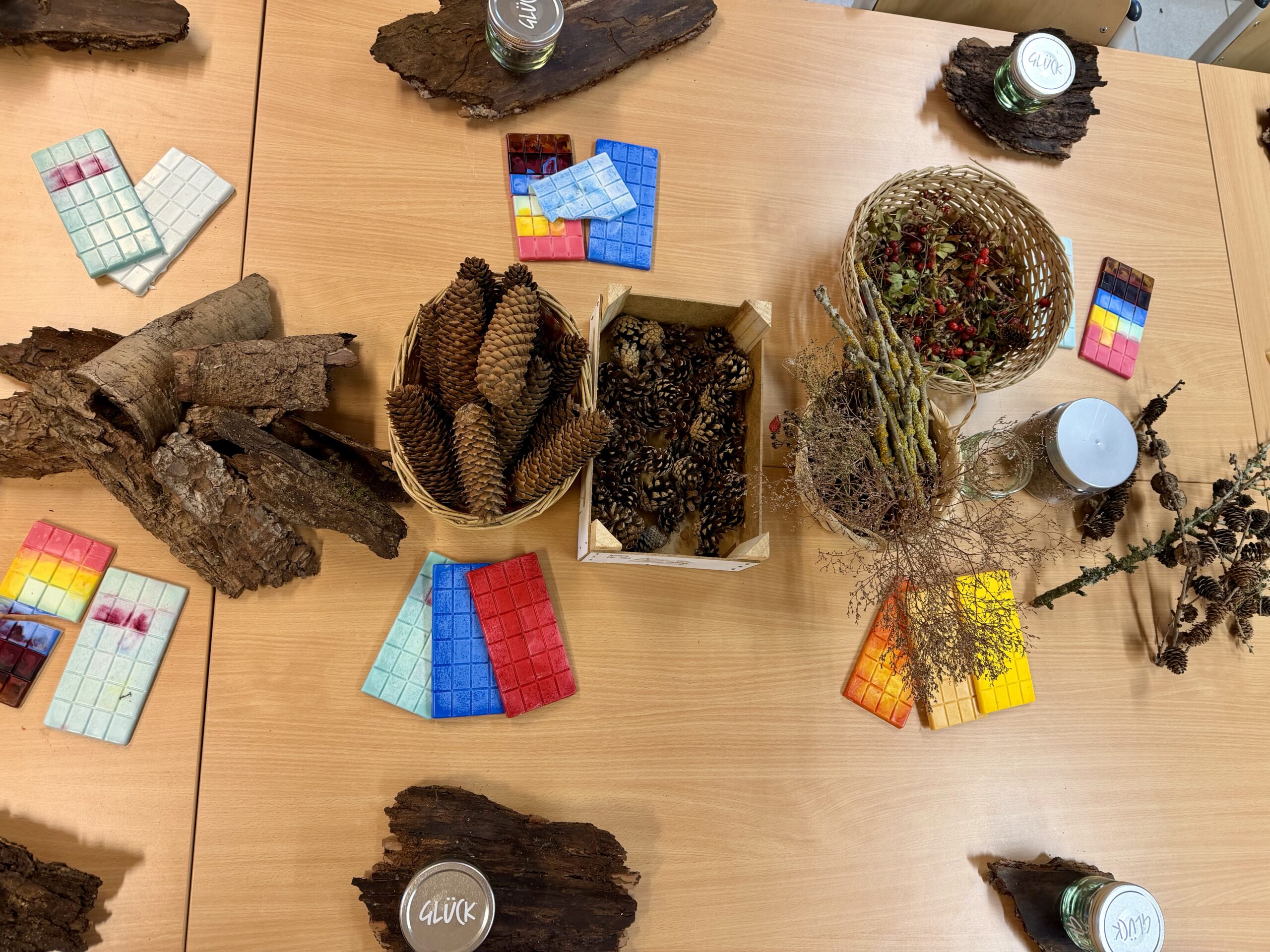 Kerzen DIY Sets Wachstafeln, Naturdeko